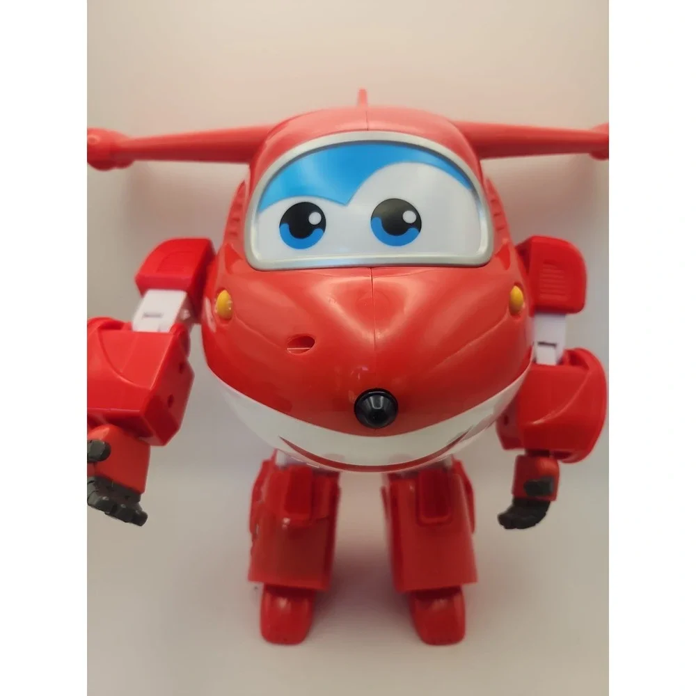 Super Wings Large Robot Ready Talking Jett Figure‎ with Phrases, Lights & Sounds